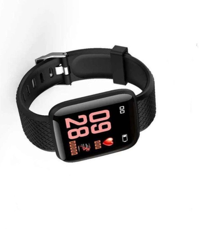 Y2H Enterprises Id116plus smart screen fitness band  (Black Strap, Size : Free size)