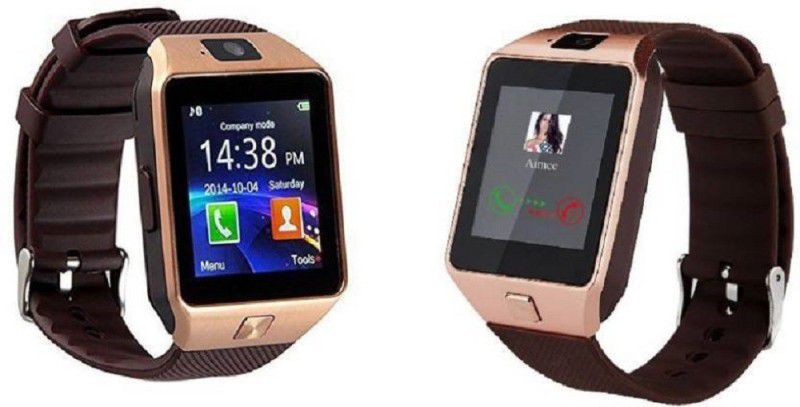 mobifox DZ09 Smartwatch (Brown Strap FREE) Smartwatch  (Brown Strap, free size)