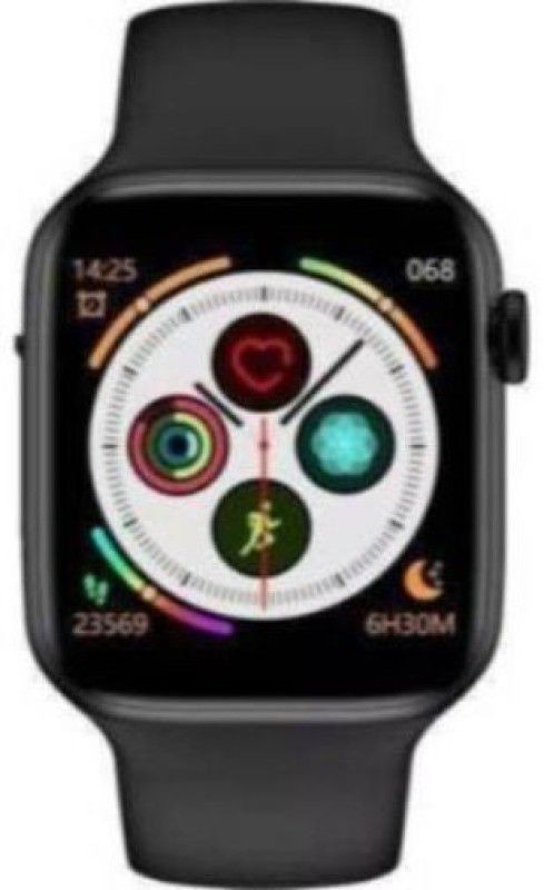 ashron Premium T55 bluetooth smart watch fitness tracker , heart rate monitor A306 Smartwatch  (Black Strap, FREE)