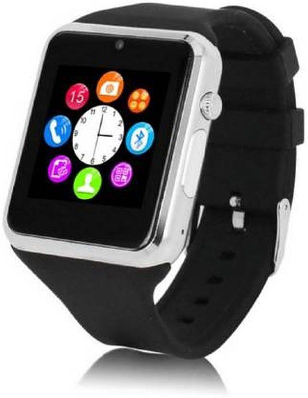 Raysx Smart Calling 4G Watch & Health Traker Smartwatch  (Black Strap, Free)