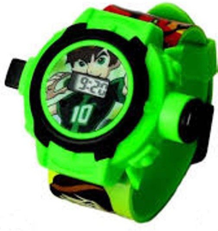 iSmart 66 Notifier Smartwatch  (Green Strap, All)