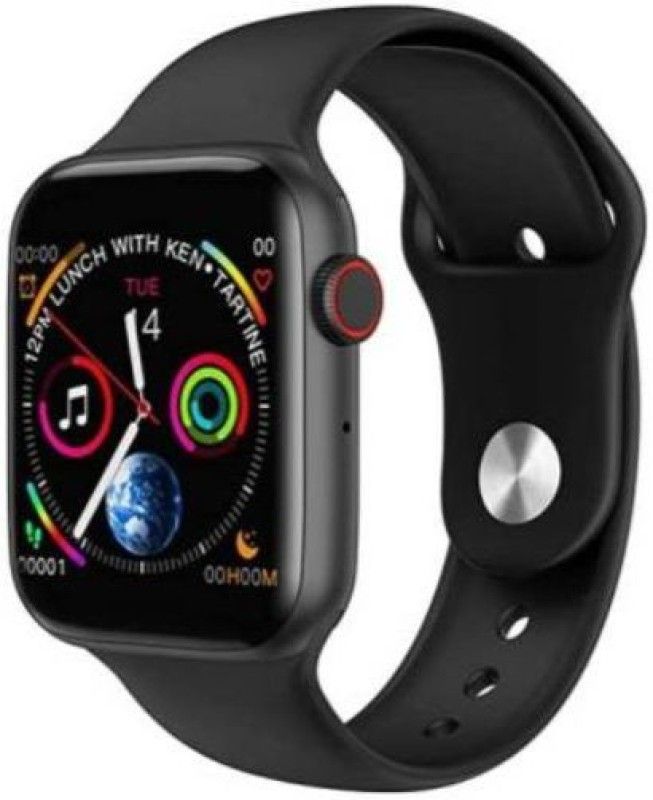 ashron Premium T55 bluetooth smart watch fitness tracker , heart rate monitor A170 Smartwatch  (Black Strap, FREE)