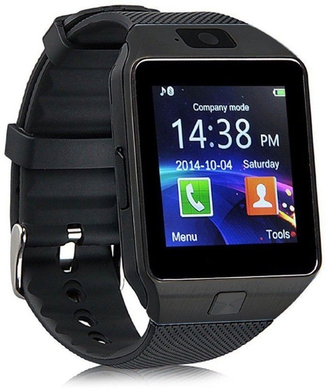 Trendonix TDX DZ09 - Black - 1 phone Smartwatch  (Black Strap, Free Size)