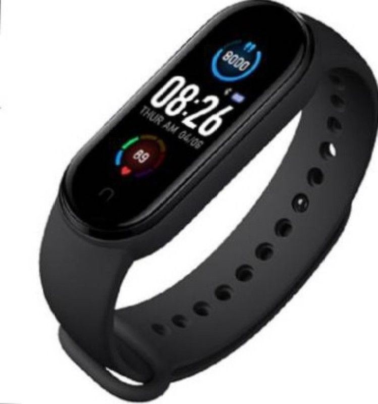 Narayan Enterprisesss M5Band smartband Bracelet health fitness tracker Dustproof Smartwatch  (Black Strap, Free size)