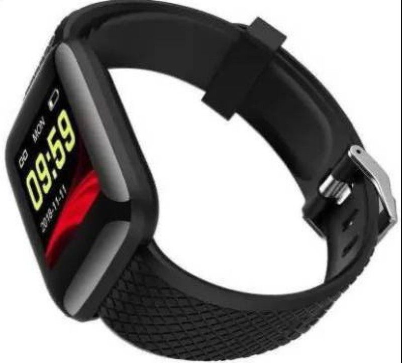 Y2H Enterprises Id116 fitnesswatch with calories counter  (Black Strap, Size : Free size)