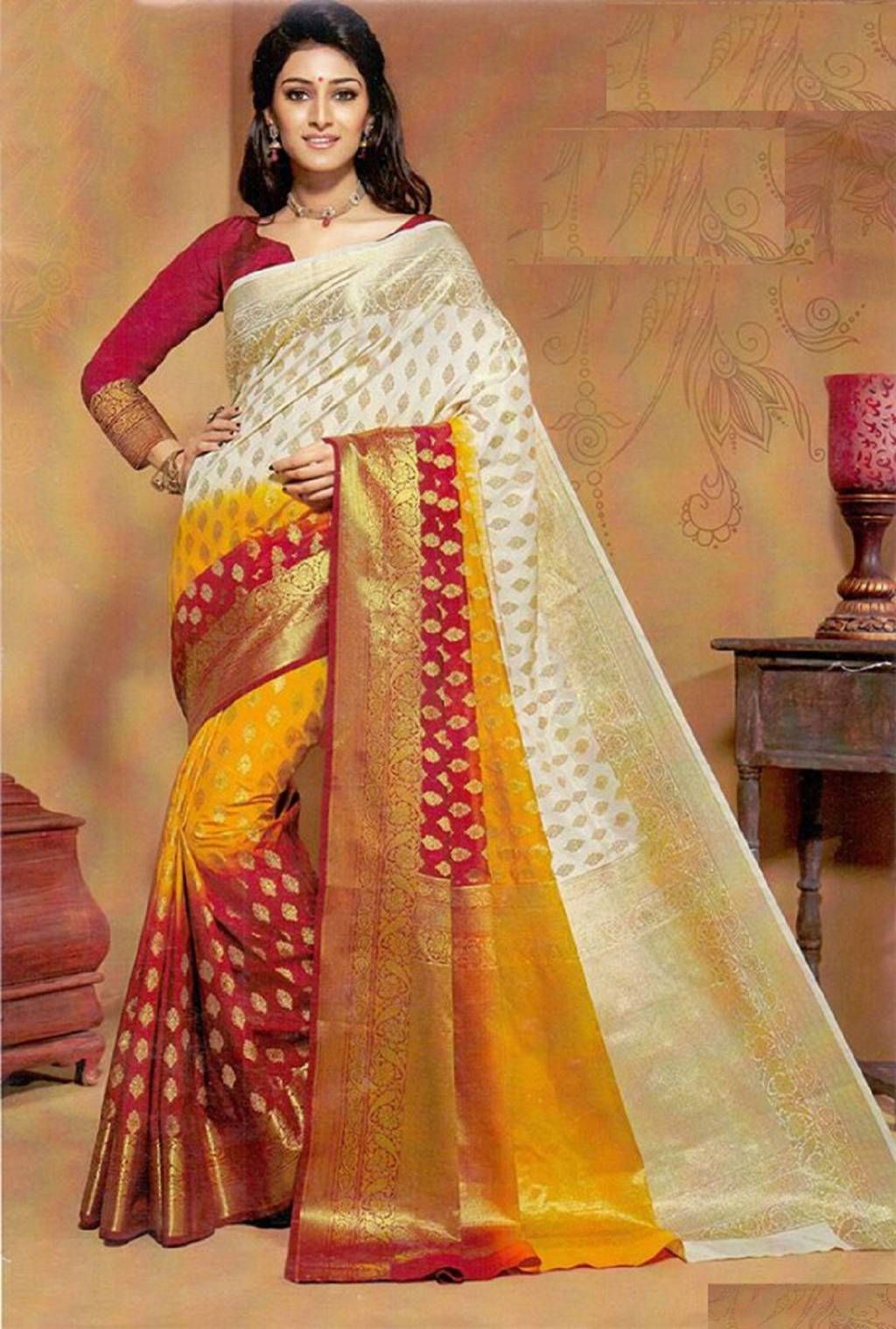 Rajguru Indian silk sharee