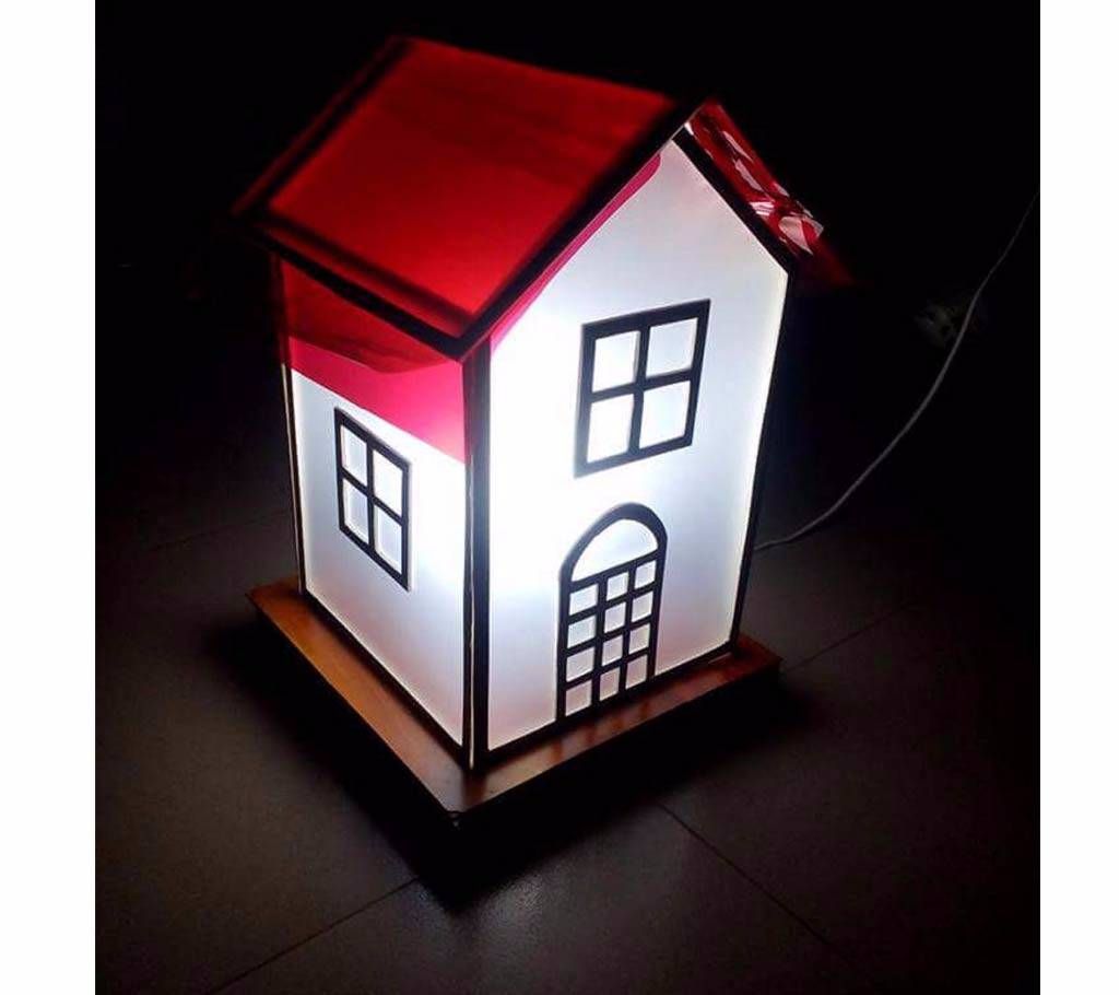 Plastic Wood Table Lamp