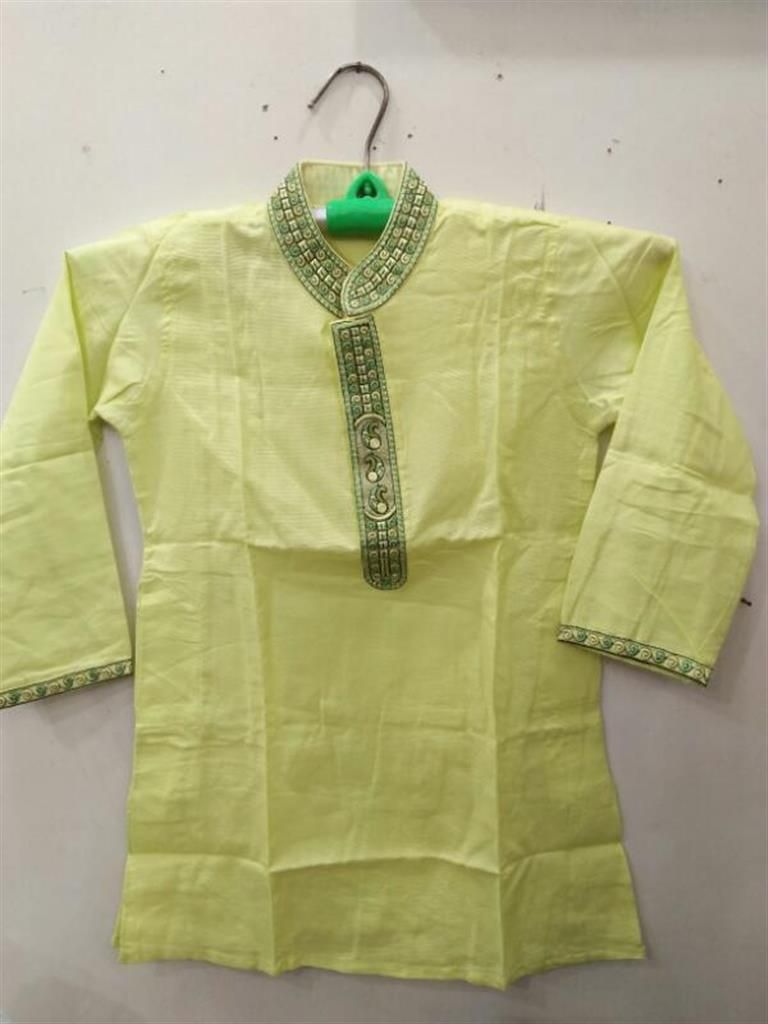 lemon karchupi Panjabi ( 3 - 7 years)