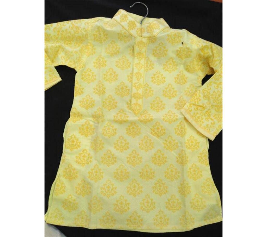 Kids Panjabi - Yellow (3 - 7 years)