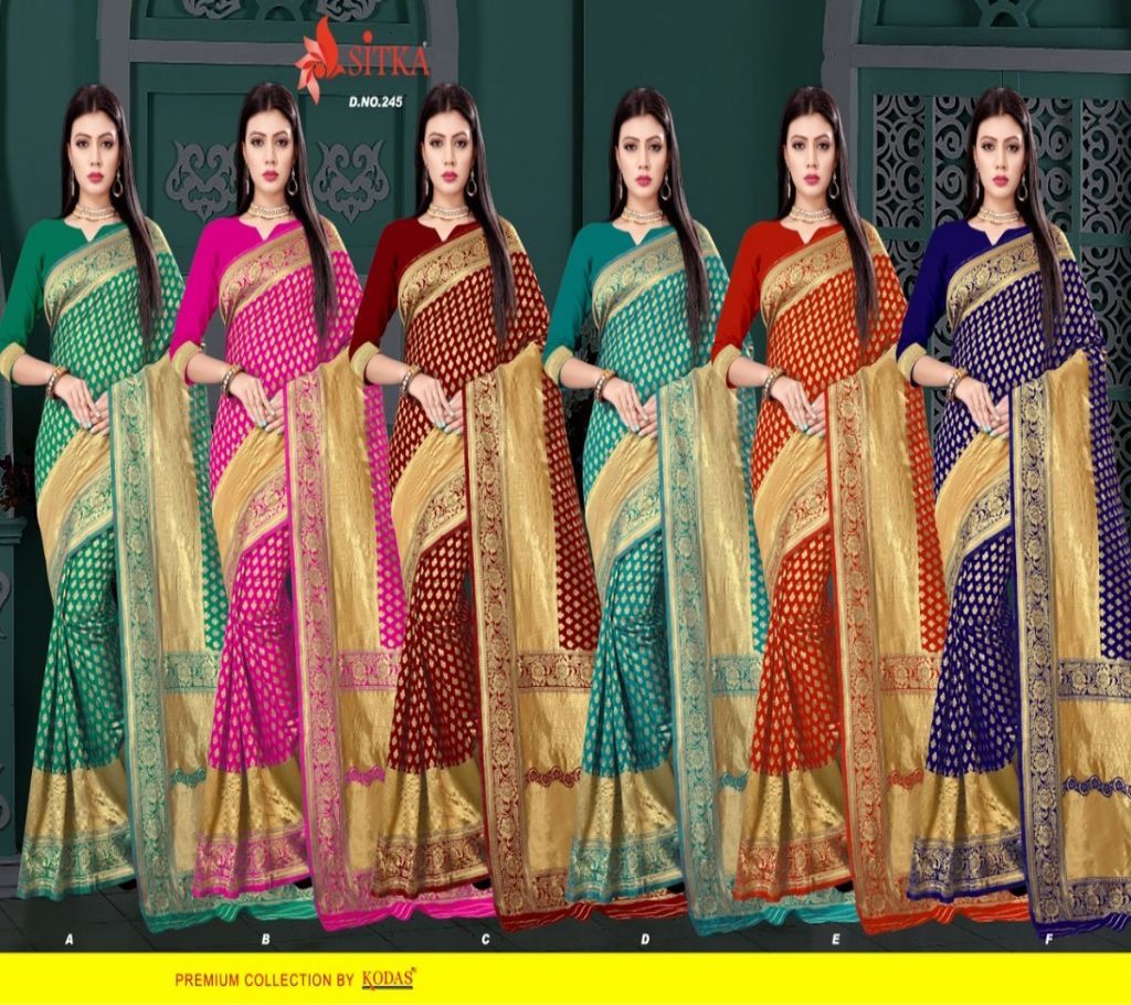 Taal Collection Saree - 6 Pieces 