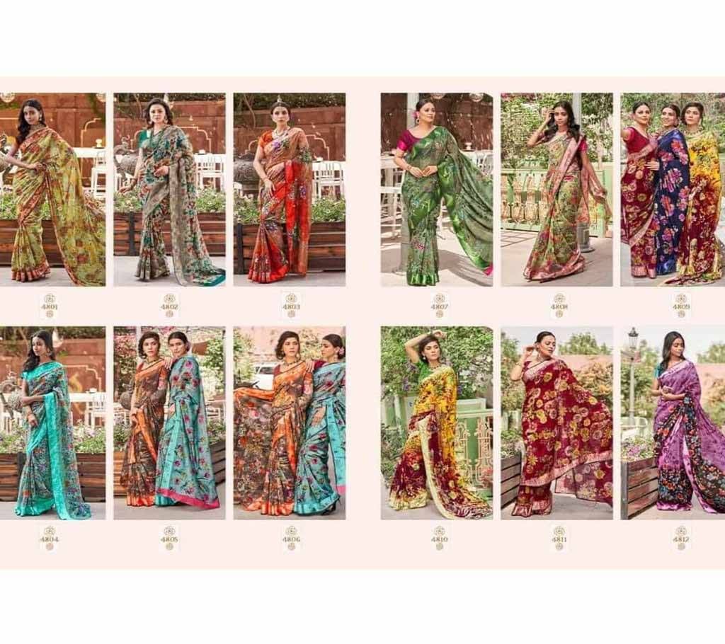 SHANGRILA MEENAKSHI COTTON Sharee VOL 3-12 pcs Combo