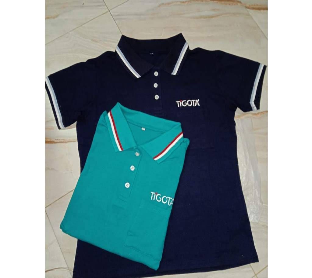 Ladies polo T-Shirt-200Pcs