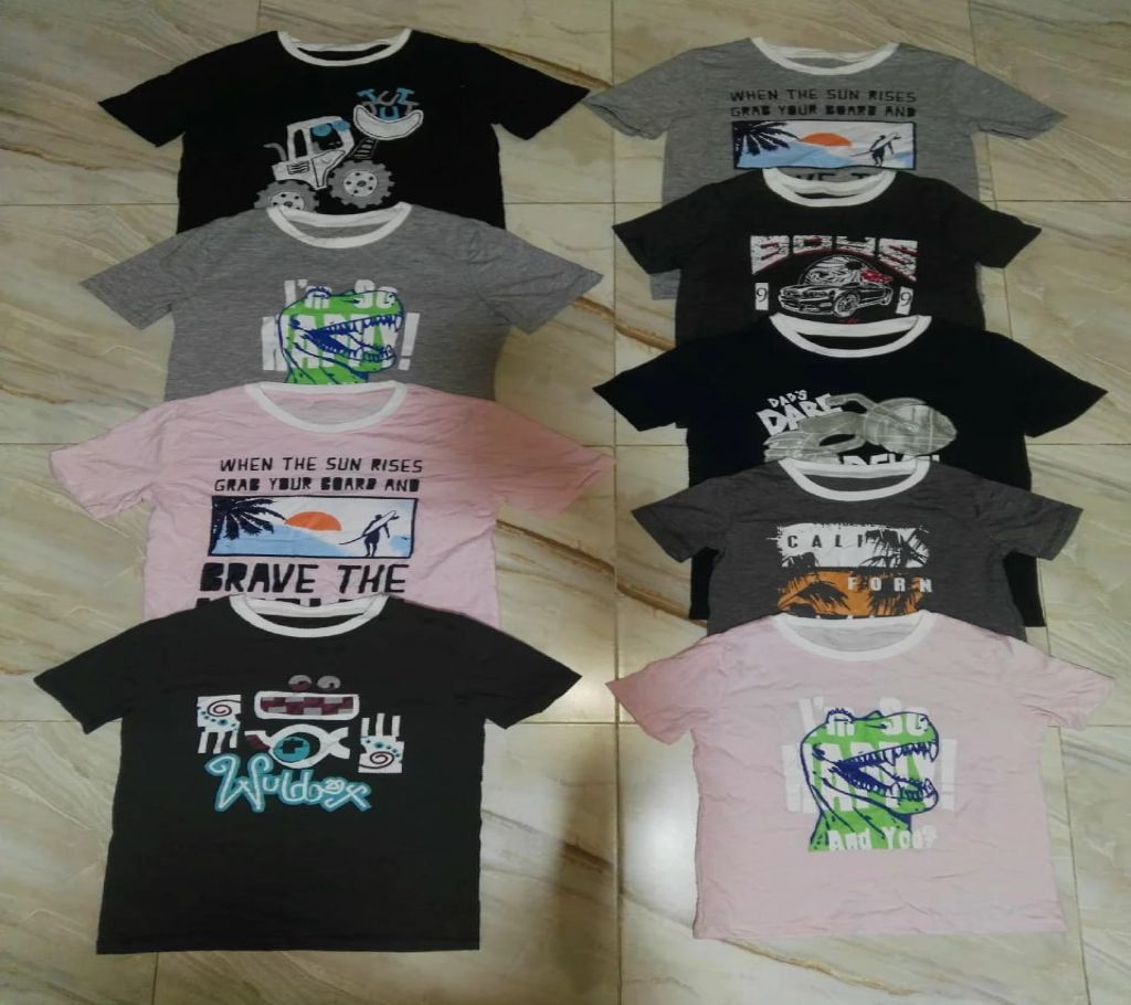 Boys Printed T-Shirt-100Pcs