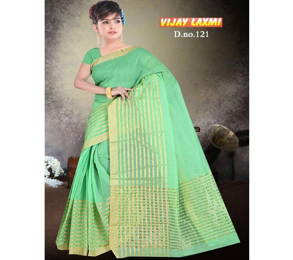 Cotton Printed Saree With Blouse 5 Pieces