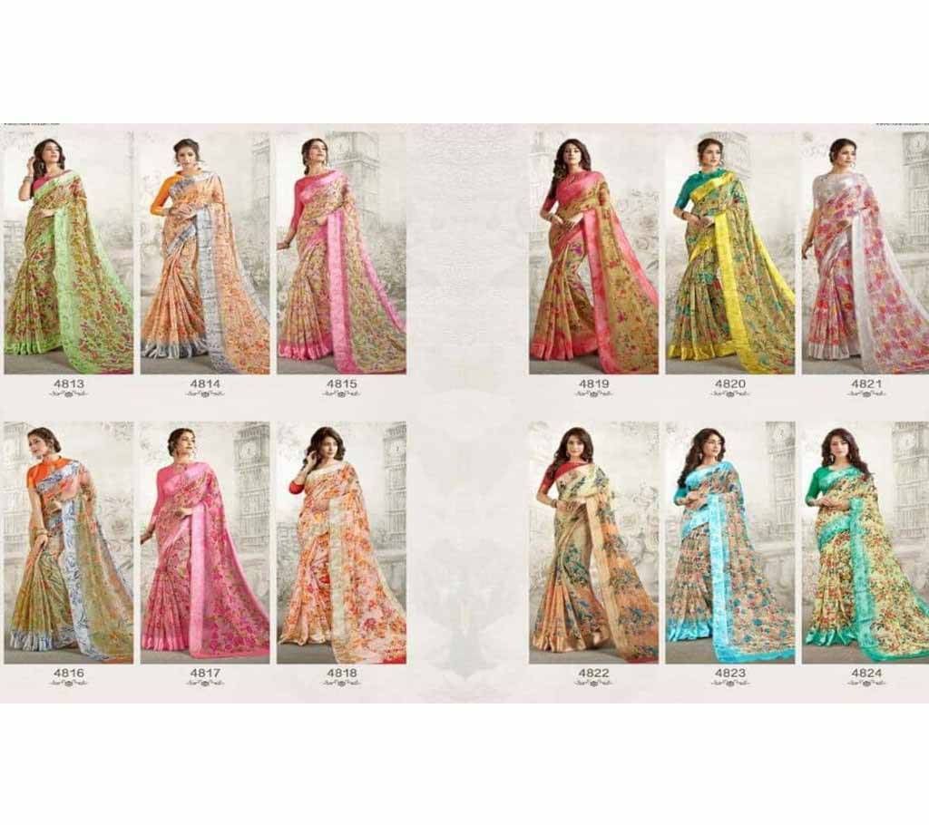 SHANGRILA KANCHANA COTTON Sharee VOL 10-pcs
