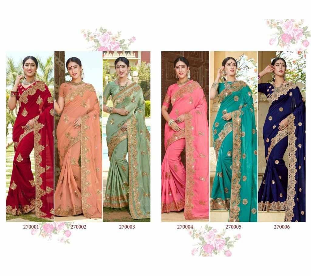 Vandana By Saroj Saree Catalog - 6 Pieces 