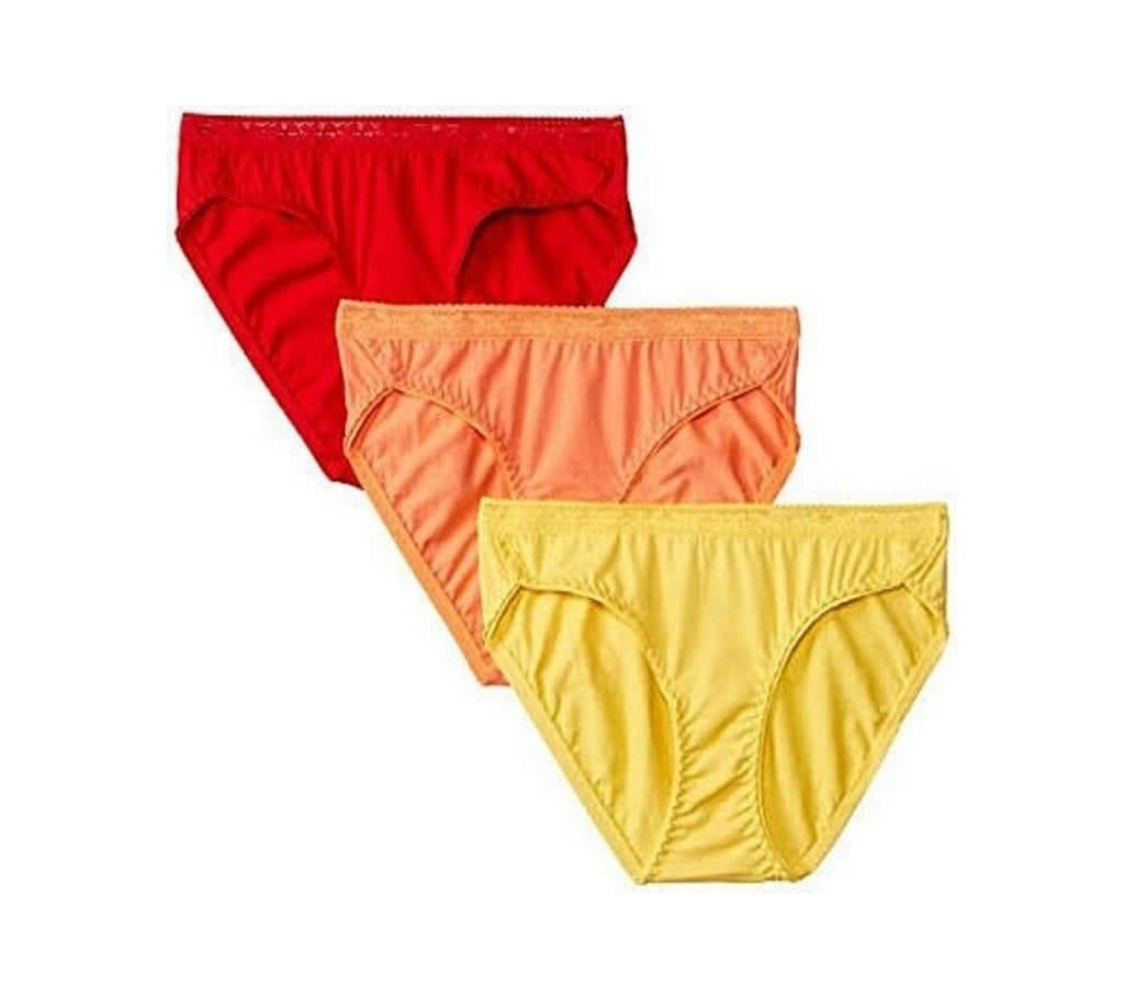 Multi color Ladies Cotton Underwear - 10 Pics