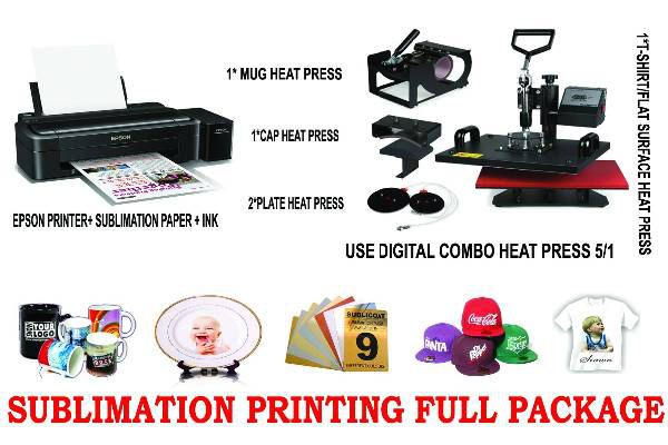 Combo Heat Press Machine Package