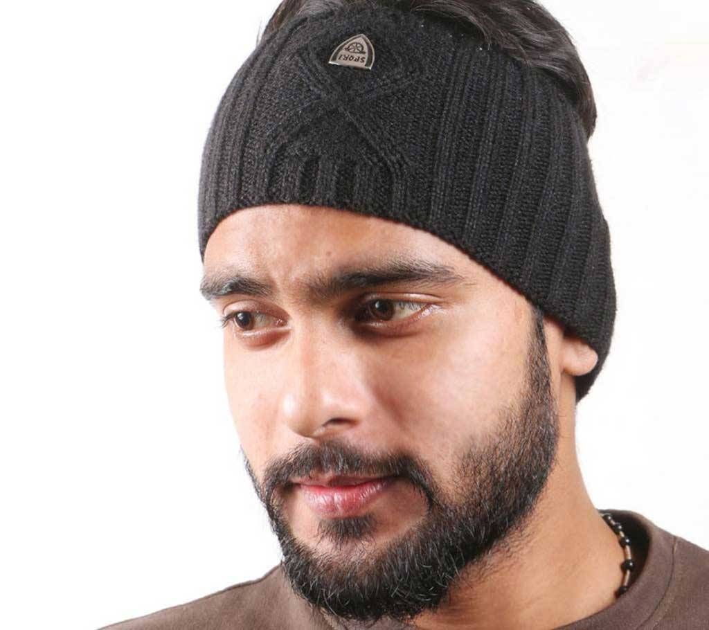 Fashion Winter Hat Hair Band-Black