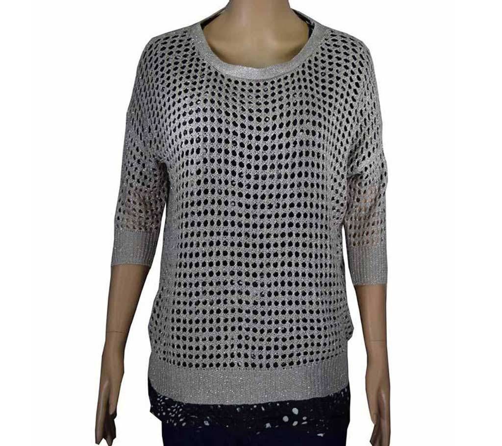 Ladies full sleeve casual sweater 