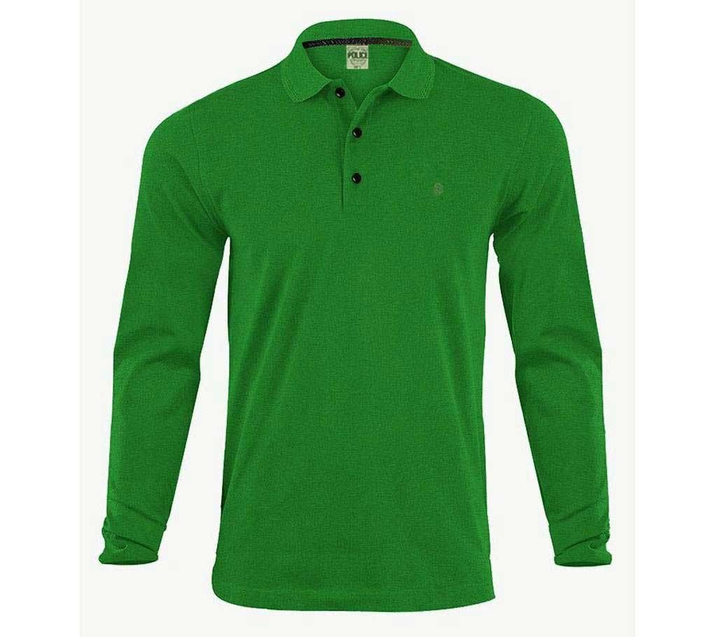 Full sleeve polo shirt for men 
