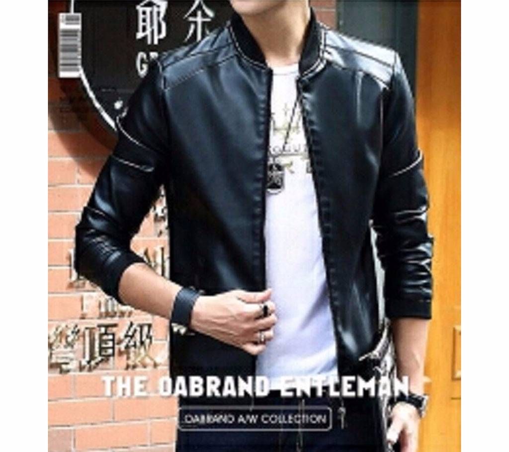 W-114 Artificial Leather Jacket