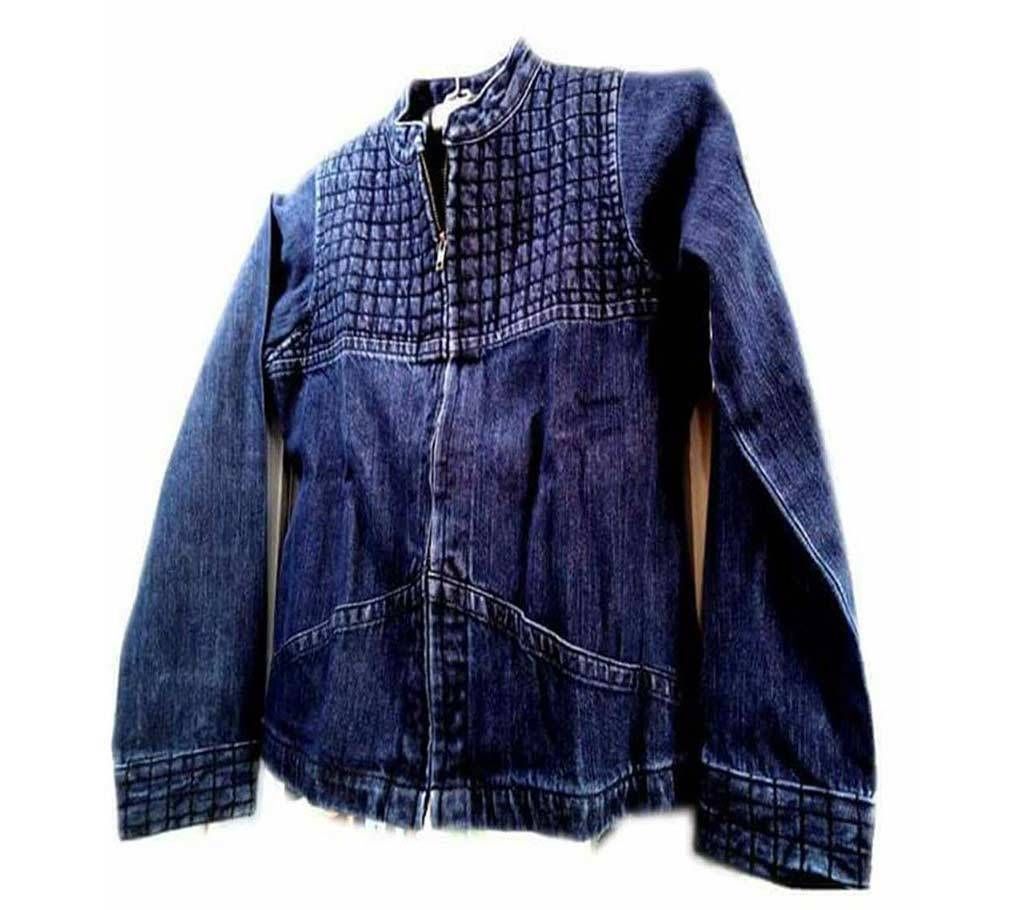 China Denim Navy Blue Ladies Jacket