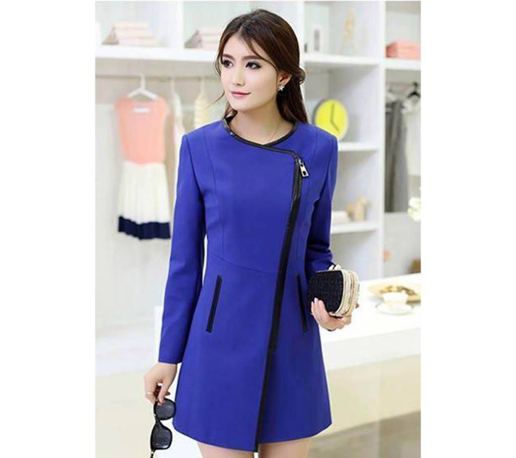 Ladies Slim Fit Long Coat