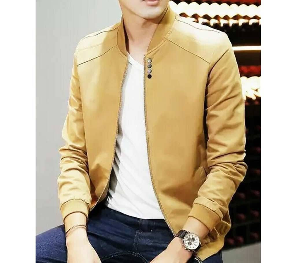 Men's artificial leather jacket