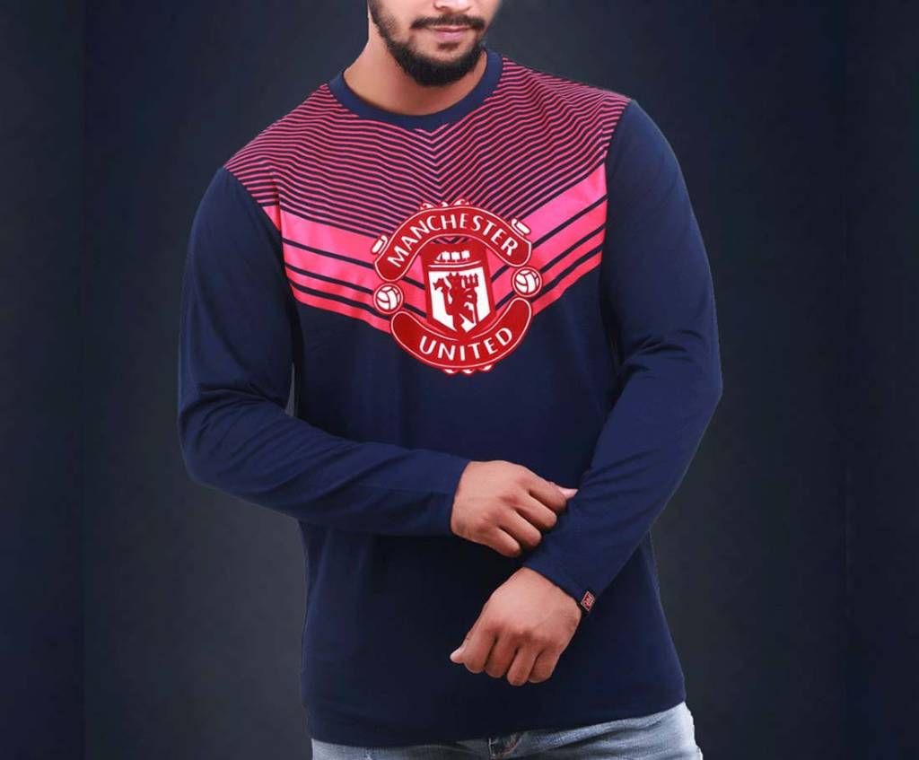 MANCHESTER UNITED Gents Half Sleeve Cotton T-shirt 