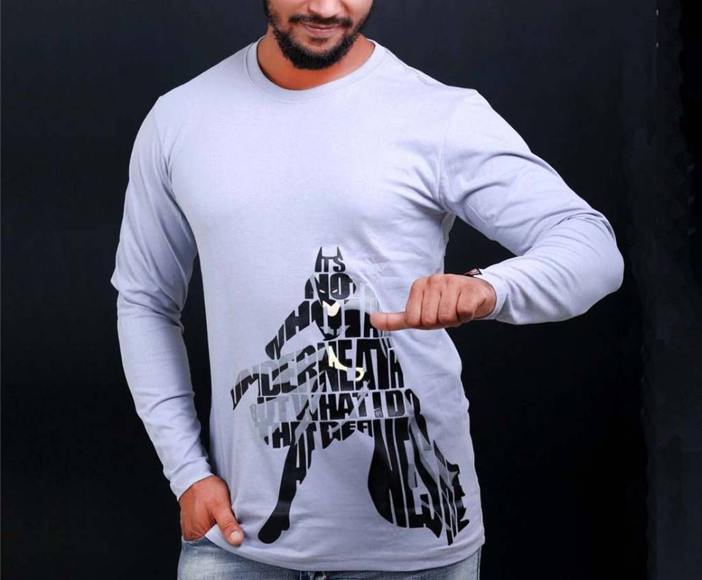 Batman Gents Half Sleeve Cotton T-shirt 