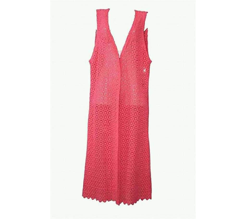 Ladies Cotton Long Shrug 