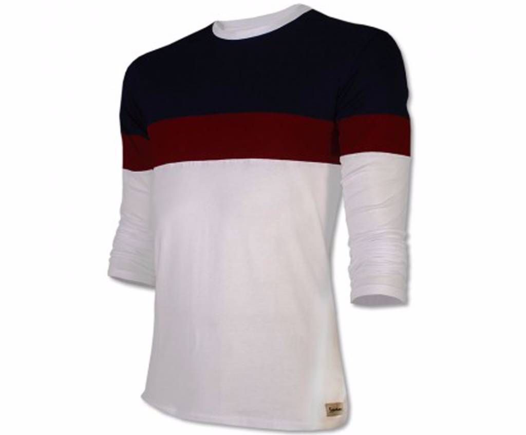 Multi Colour Cotton Full Sleeve T-Shirt For Mens