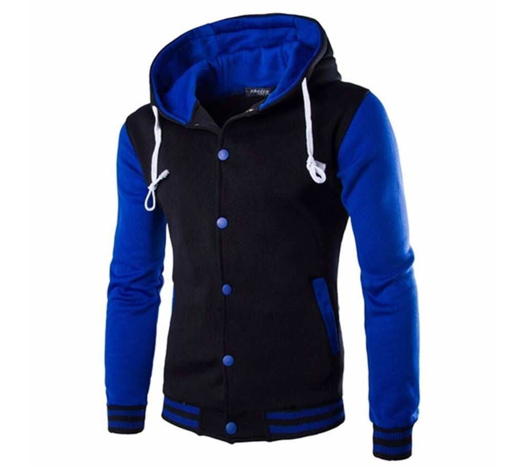 Men's Full Sleeve Contrast Hoodie