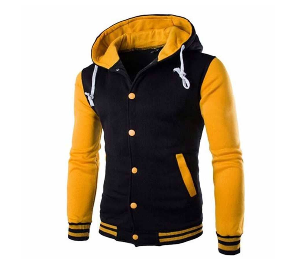 Menz Full-sleeve Contrast Hoodie