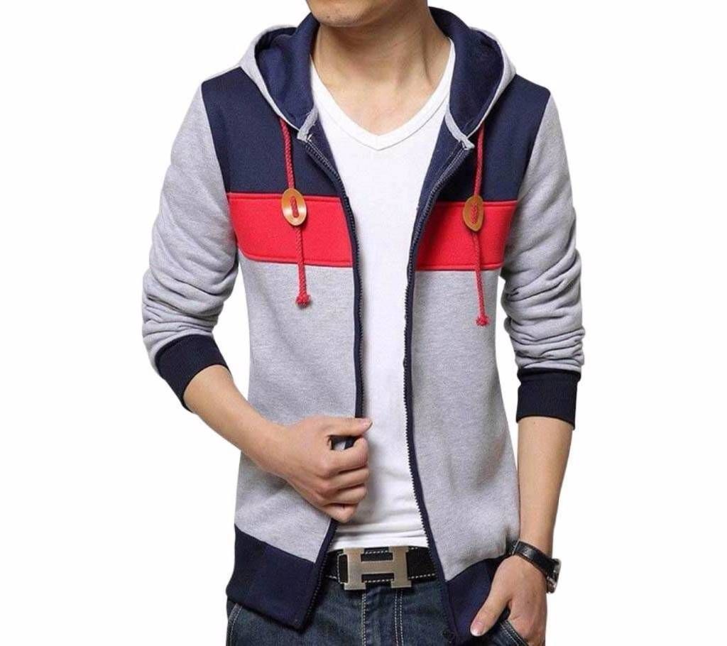 Gents Multicolor Cotton Hoodie 