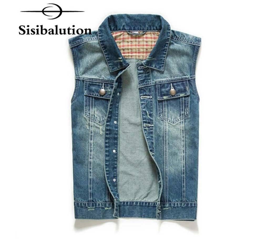 Sleeve less gents jacket