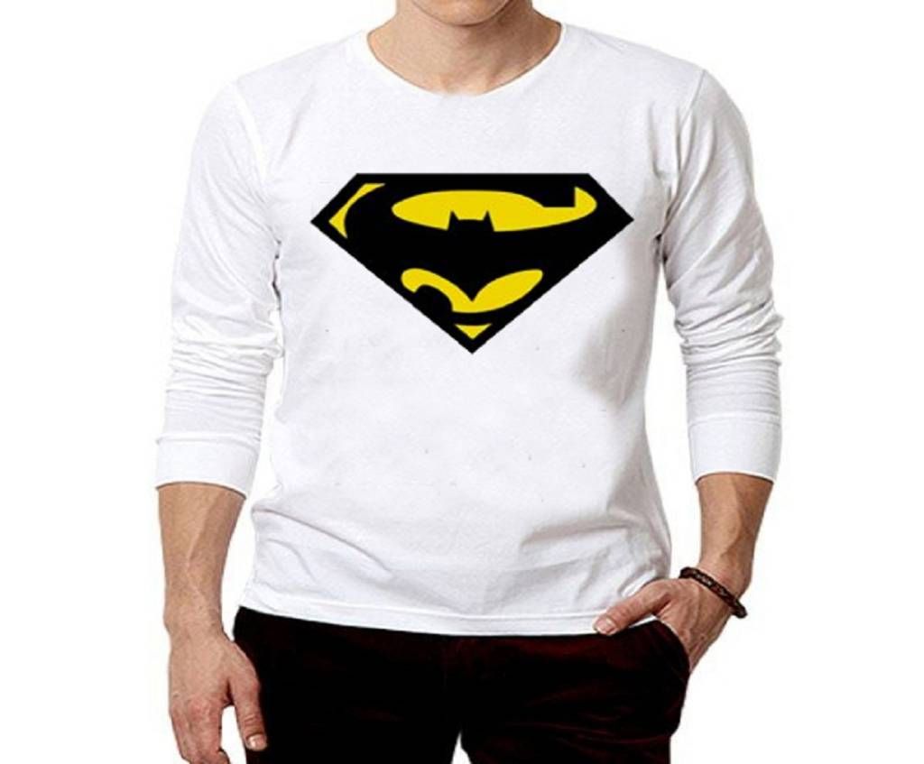Batman vs Superman Gents Full Sleeve Cotton T-shirt 