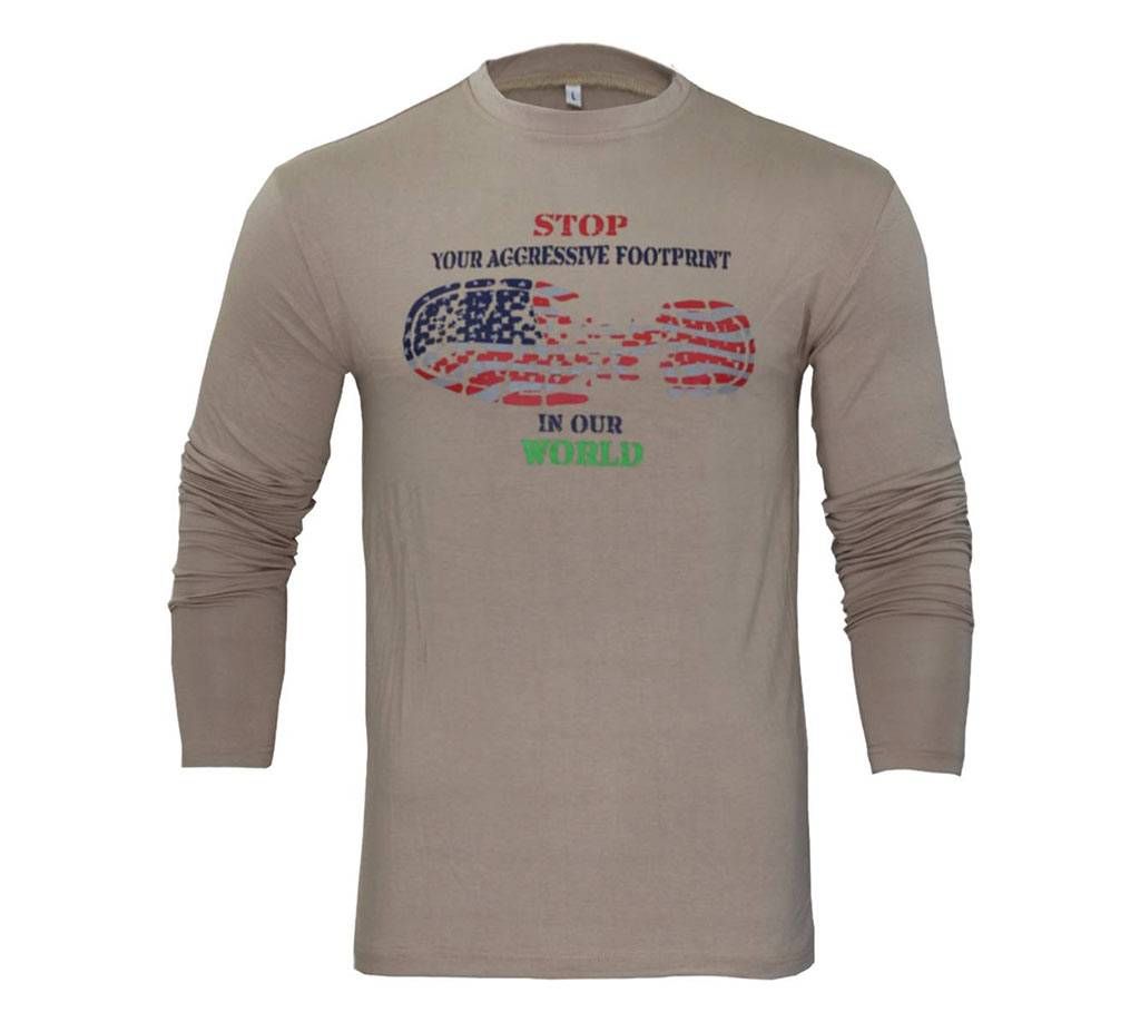 Gents full sleeve viscose t-shirt 