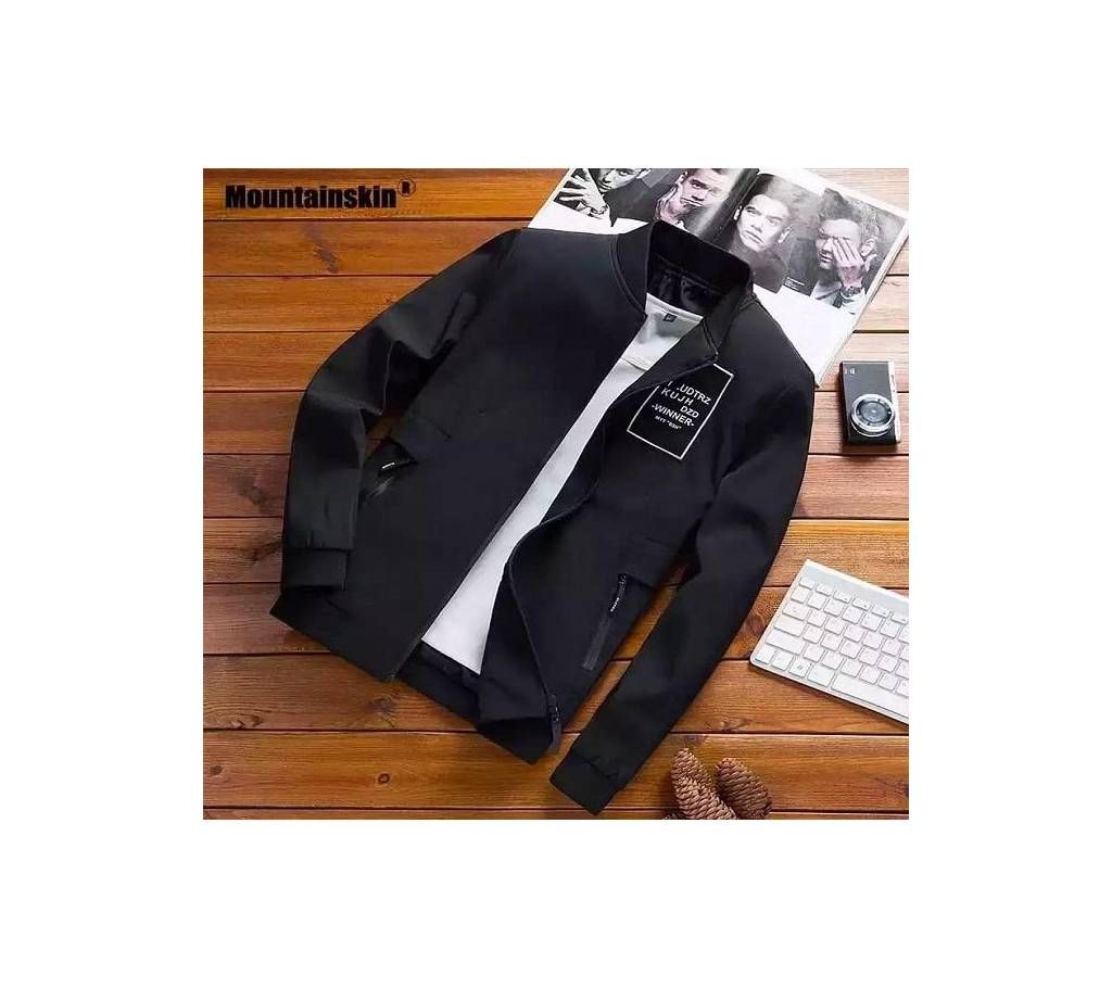 Bonded Jacket For Men-Black