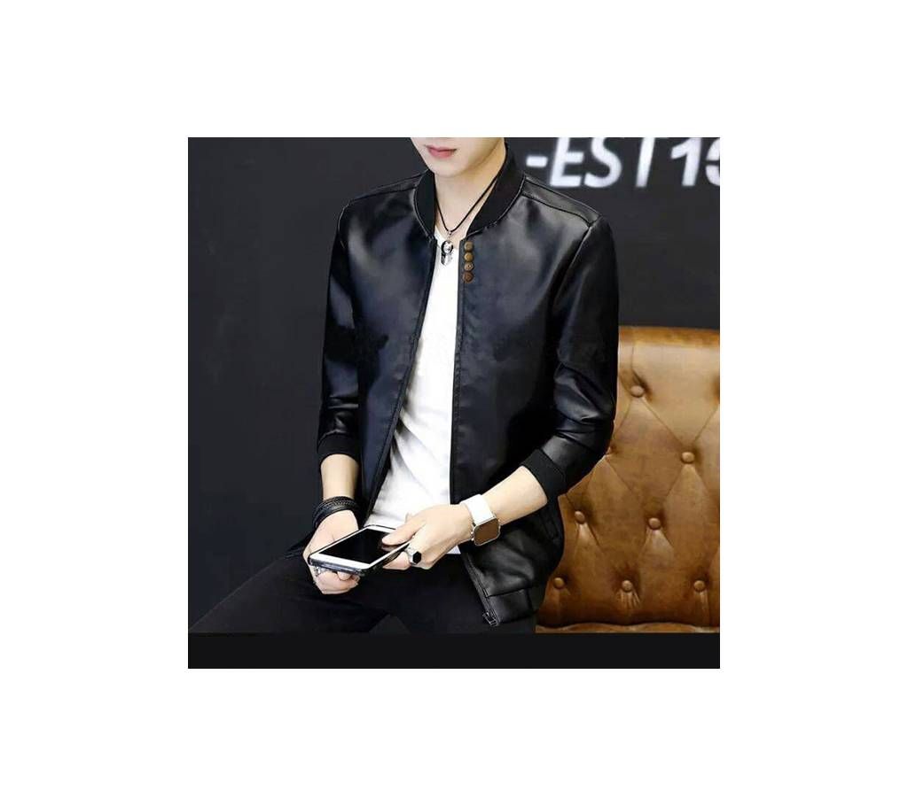 Exclusive Black Leather Four Stone