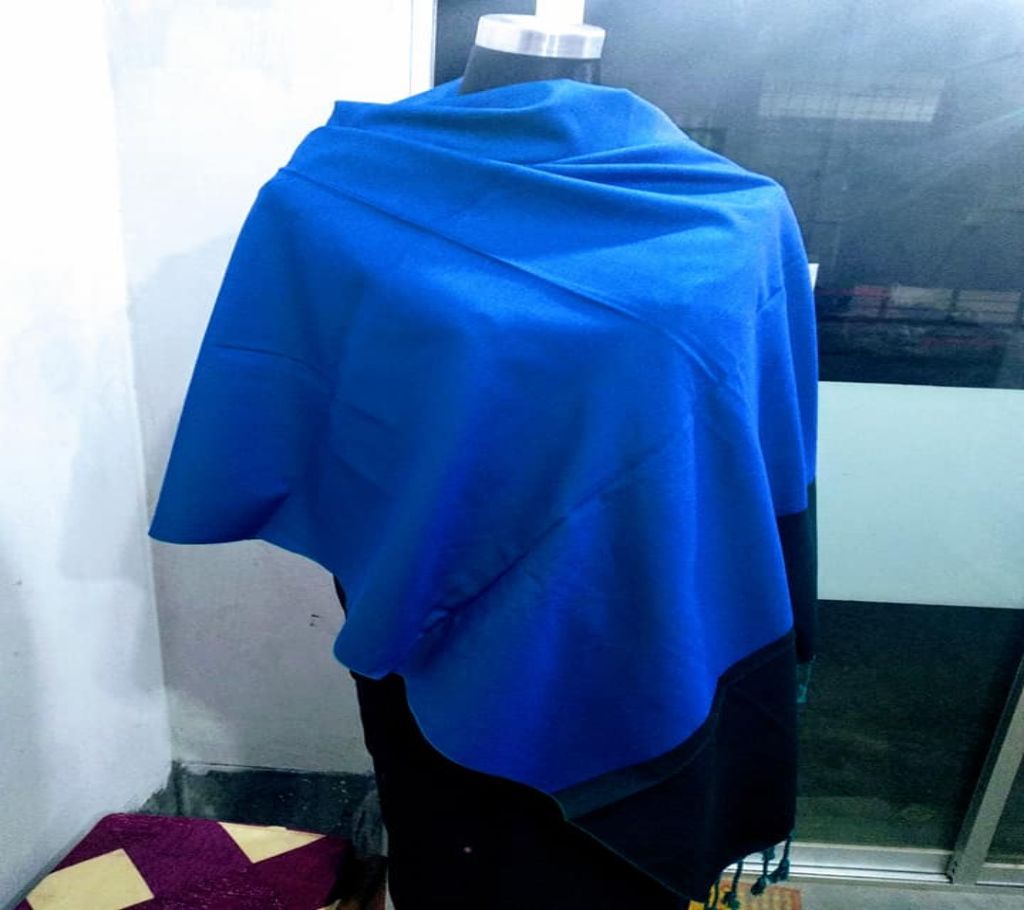 Blue Cotton Shawl