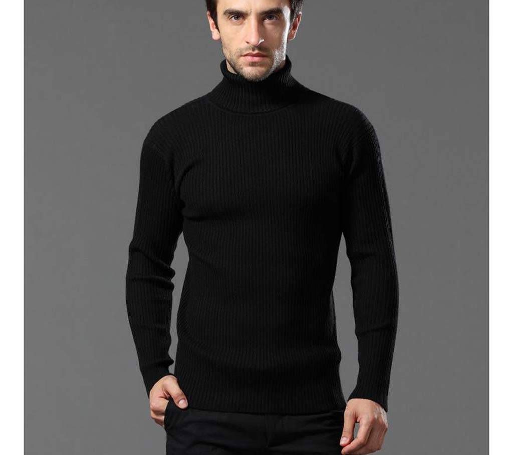 Men's  High Neck Sweater