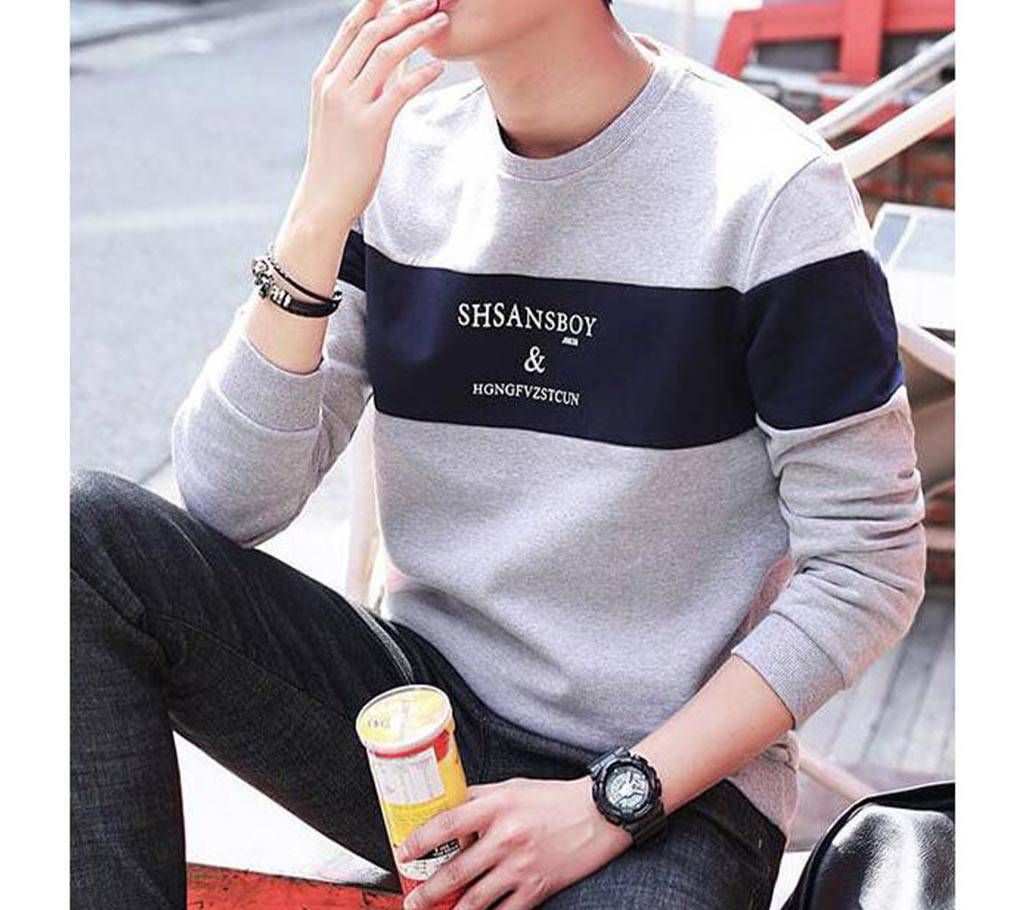 Ash Full Sleeve Sweater For Men