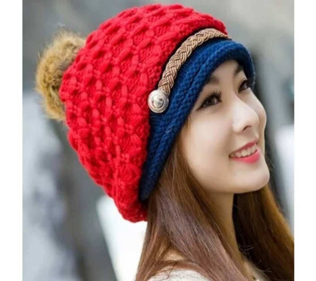 Woman Warm Woolen Winter Hats