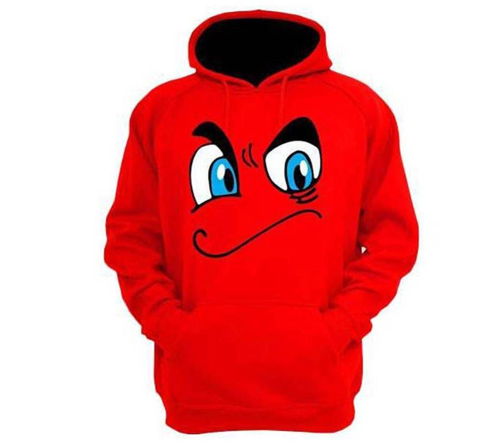 Mens full sleeve Red Color Hoodies