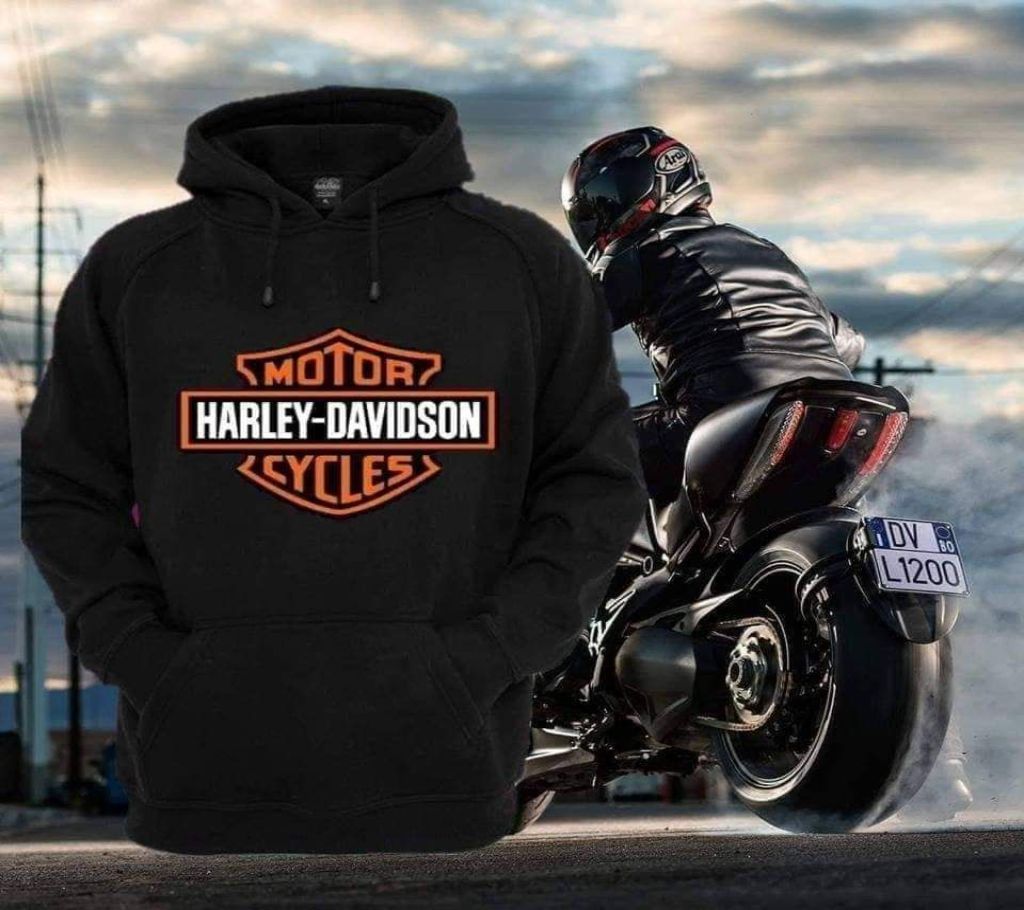 Mens Stylish Hoodie - Hearley Davidson