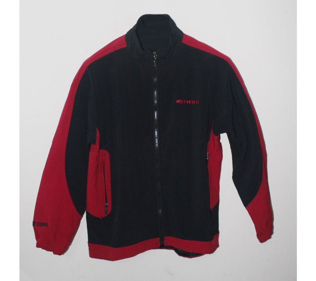 Men's Full Sleeve Black-Red Jacket