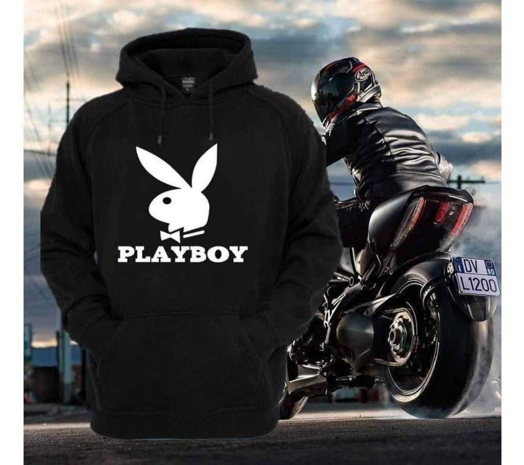 Playboy Black Winter Hoodie copy 