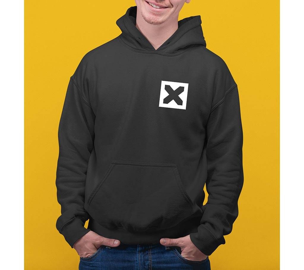 x Mens Hoodie - Black